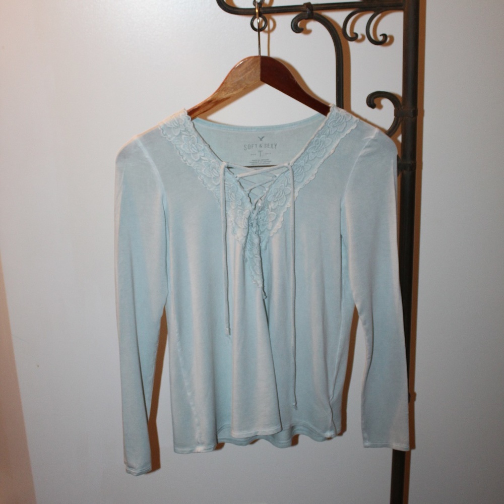 Soft & Sexy Aeot 1977 American Eagle Blouse